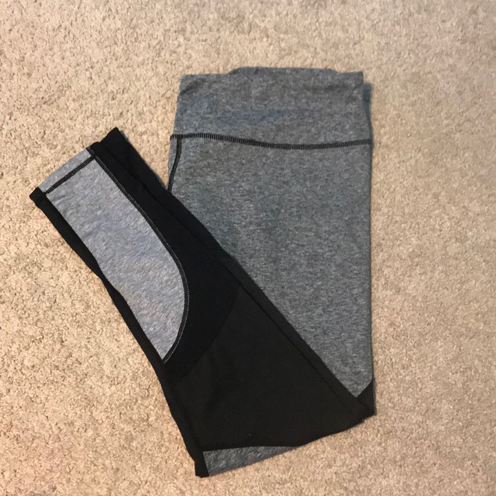 Black and Heather Gray Athletic Pants